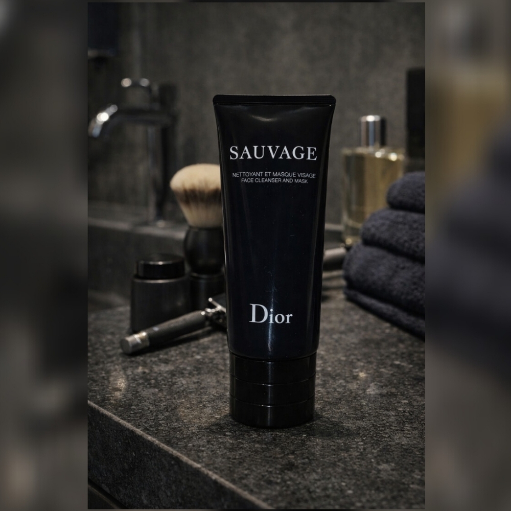 Dior Sauvage Face Cleanser And Mask 120ml NEW!
